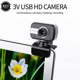 Webcams High-quality V3 USB HD Camera Drive Video Web Cameras Clip Camera Computer Webcam with Microphone Video Call CamerasL240105