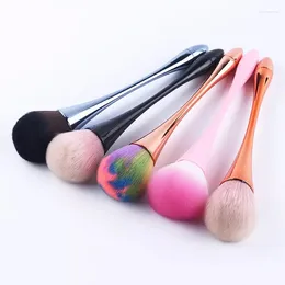 Nail Brushes Long Handle Dust Brush Eye Shadow Art Soft Cleaner Manicure UV Gel Powder Removal Care Tool