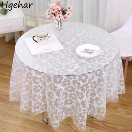 Disposable Thick Floral Plastic Table Covers Kitchen Oilproof cloth Dustproof Waterproof Dining Cloth Household 240108