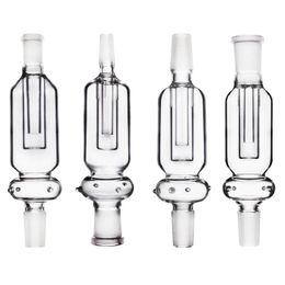 Nectar Collector Glass Hookahs 10mm 14mm Male to Female Water Pipe Bong Glass Adapter Ash Catcher Reclaimer Bubbler