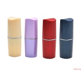 Portable Lipstick Shape Medicine Cases Personality Carry On Hide Plastic Pills Box Small Plastic Pill Case Storage Boxes Bottle DH3571240