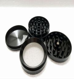 Metal Herb Grinders for tobacco 4 piece 50mm Diameter Zinc Alloy stainless steel herb grinder with Mini Pollen Scraper 3136991