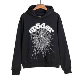 Spider Hoodies Young Thug Men Women Hoodie High Quality Foam Print Spider Web Graphic Pink Sweatshirts Y2k Pullovers S-2xl Designer Hoody Tracksuit GL87