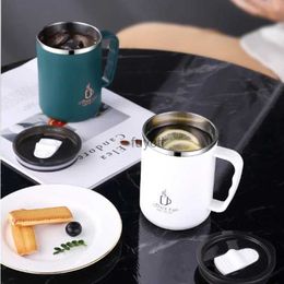 Mugs Latte Stainless Espresso Cup Thermal Cups for Coffee Coffeeware Teaware Cafes Beautiful Tea Cups Double Bottom Cup Tableware Mug YQ240109