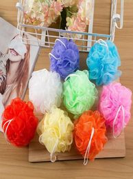 Bath Shower Wash Body Exfoliate Puff Sponge Mesh Net Ball Spa Shower Scrubber Bath Sponges KKA68815133601