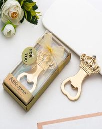100PCS Gold Crown Bottle Opener Favours Giveaways Anniversary Birthday Gifts Wedding Favours Bridal Shower Beer Opener4141438