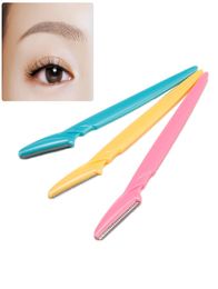 Eyebrow Knife Eyebrow Razor Facial Remover Shaver Makeup EyeBrow Epilator Sourcil Facial Hair Removal Blades Brow Trimmer RRA24944230856