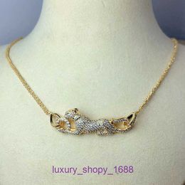 High Quality Car tires's Stainless Steel Designer Necklace Jewellery New accessory Zircon Cheetah Womens Style Personalised Pendant With Original Box