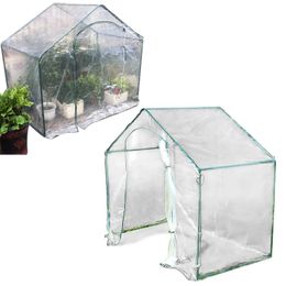 Reinforced Mini Greenhouse Outdoor Spire Small Gardening Green House Canopy Rainproof Spire Plant Insulation Canopy 240108