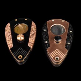 JiFeng cigar cutter embossed cigar cutter stainless steel thickened portable cigar cutter Stainless steel pure copper Ring diame1426387