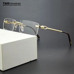 Retro Brand eyeglasses frame women Square Glasses Frame men 2023 myopia computer spectacle frames Vintage Handmade designer nerd 240109