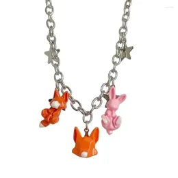 Chains Animal Star Necklace Punk Coarse Chain Party Club Dancing Jewelry Gift N2UE