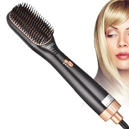 Dryers LESCOLTON 3 in 1 Hot Air Brushes Hair Dryer Brush Hair Comb Hair Straightener Blow Dryer Brush Hair Styler Electric Hair Brushes