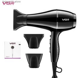 Hair Dryers New Six gears Hair Dryer With Ionic for Professional Strong Power for Hairdressing Barber Salon Tools Hair Blower blow drye Q240109