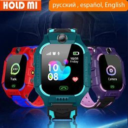 Watches Q19 Kids Smart Watch 2G Sim Card LBS SOS Camera Children Mobile Phone watch gps Smartwatch Flashlight Alarm Clock vs q50 lt21