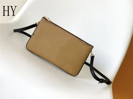 Designer Luxury Giant Pochette DOUBLE Zip M69203 Wallet Reverse Giant Shoulder Bag 7A Best Quality