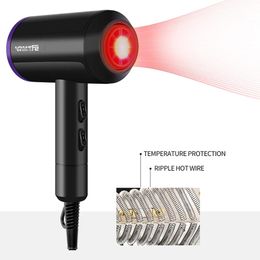 Dryers 2000W Professional Hair Dryer Negative Ionic Blow Dryer Hot Cold Wind Air Brush Hairdryer Strong Power Dryer Salon Style Tools