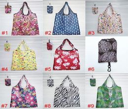 Latest Home Storage Nylon Foldable Shopping Bags Reusable EcoFriendly folding Bag Shopping Bags new Ladies Storage Bags 20226832217
