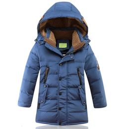 30 Degree 2023 Big boys Warm Children's winter Duck Down jacket for kids children clothing Coat Thicken Outerwear Parka clothes 240108