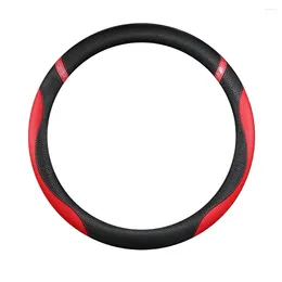 Steering Wheel Covers Cover Replacement Rubber SUV Universal Vehicle Accessories Black Red High Quality