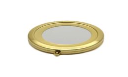 70mm blank gold compact mirror Pock compact mirror magnifying Mirror frame Great for DIY Decro 1841021590018