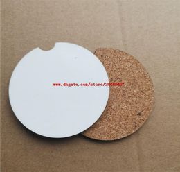 new arrival sublimation wooden mdf blank car coastes transfer printing coasters with cork and Nonslip 65654mm9413059