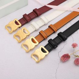 Belts Rhinestone belt for woman designer antique belt new casual leather leather belt simple fashion Joker alloy belt high quality black