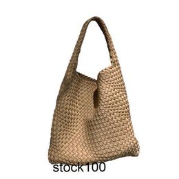 Bag Small Hand Jodie Woven Large Capacity Tote Bag Simple Portable Womens One Shoulder Armpit Nylon Cloth Mother