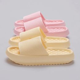 Slippers Soft Platform For Women 2024 Summer Thick Bottom Cloud Slides Woman EVA Light Non-Slip Flip Flops Plus Size 45