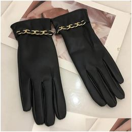 Cycling Gloves Ridding Skin-Touch Thermal Anti-Slip Coldproof Trendy Outdoor Sport Touch Sn Female Warm Drop Delivery Sports Outdoors Otery