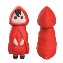 Sex toys new Little Red Riding Hood Jumping Egg for women's silicone multi frequency strong vibration stimulation clitoral orgasm cute portable jumping egg flirting