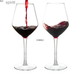 Wine Glasses Plastic American Transparent Unbreakable Silicone Plastic Wine Glass Cups Bar Home GobletAmerican Tritanmaterial YQ240105