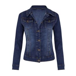 Jeans Denim Jacket Women Girl Teenager Stretch Jean Jacket Woman Coat Veste Femme Chaqueta Vaquera Mujer XXS XS Teen Slim 240109