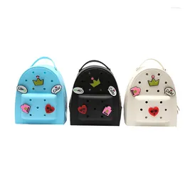 School Bags Silicone Backpack Cartoon Bag Ladies Backpacks Mochilas Para Mujer Rugzakken Sac Femme A Dos Luxe Bookbag