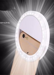 Makeup Mirror LED Mobile Phone light Artefact Pro Lady 36Pcs LED Beads Pography Light Beauty Tools For Po fill light7529130
