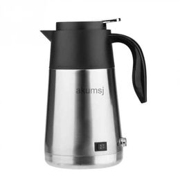 Electric Kettles 12/24V 1300ml Car Kettle Stainless Steel Electric Heating Cup Boiling water Bottle Car Truck Kettle Water Heater for Travel YQ240109