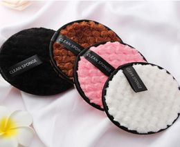 Reusable Makeup Remover Pads Microfiber Cotton Pads Facial Makeup Remover Puff Double Layer Face Skin Cleansing Towel J0458924493