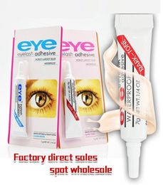 New Adhesive False Eyelashes Eye Lash Glue Makeup Clear White Black Waterproof Makeup Tools 7g 2 colors4717097