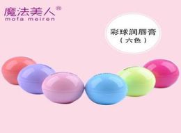 Ball Lip Balm LipstickOrganic Ingredients Lip Protector Sweet Taste Fruit Embellish Lip Ball Makeup Lipstick Gloss1351107