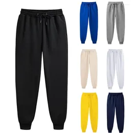 Men's Pants Sports Jogger Fitness Trousers Fleece Casual Sweatpants Women Loose Couple Outdoor Elastic Drawstring Long