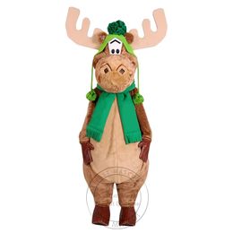 Halloween Super Cute Mini Moose mascot Costume for Party Cartoon Character Mascot Sale free shipping support customization