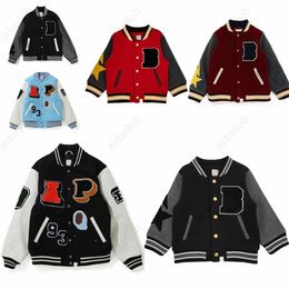 kids clothes cool bapex designer jackets Coat baby Children Casual Baseball Clothing luxurious clothes Toddler Infant black Youth Fasion Boys Girls Outerwear