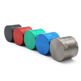 grinder 63mm50mm 4 parts multicolor available tobacco crusher Flat Grinders Zicn alloy cnc teeth fit dry herb8485386