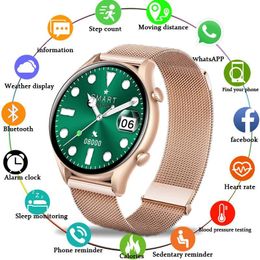 Watches Smart Watch Women Support Hebrew Full Touch Screen Sports Fitness Watch IP67 Waterproof Bluetooth Men Smartwatch For Android IOS
