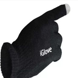 Fashion Unisex iGloves Colourful Mobile Phone Touched Gloves Men Women Winter Mittens Black Warm Smartphone Driving Glove 2pcs a pa8683444