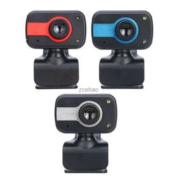 Webcams Rotary High Webcam PC Laptop Desktop Computer Digital USB Camera Drop ShippingL240105