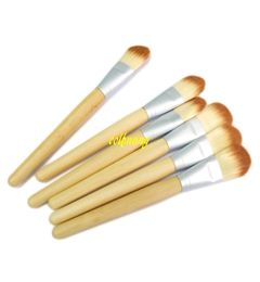 New arrival Professional Bamboo Foundation makeup brushes Mask brush Soft Cosmetic Brushes8325193