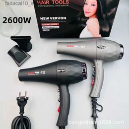 Hair Dryers Professional Quick Drying Hair Dryer 2600w High-Power Negative Ion Hair Salon Household Constant Temperature Thermoelectric Hair Q240109