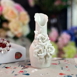 Planters Pots Modern fashion Home Furnishing small ceramic vases flower desk accessories crafts vase flowerpot YQ240109