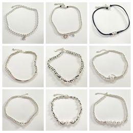 Spanska högkvalitativa utsökt mode 2024 Hot Sale Uno de 50 Leather Rope Big Pearl Necklace Jewelry Gift Free Delivery